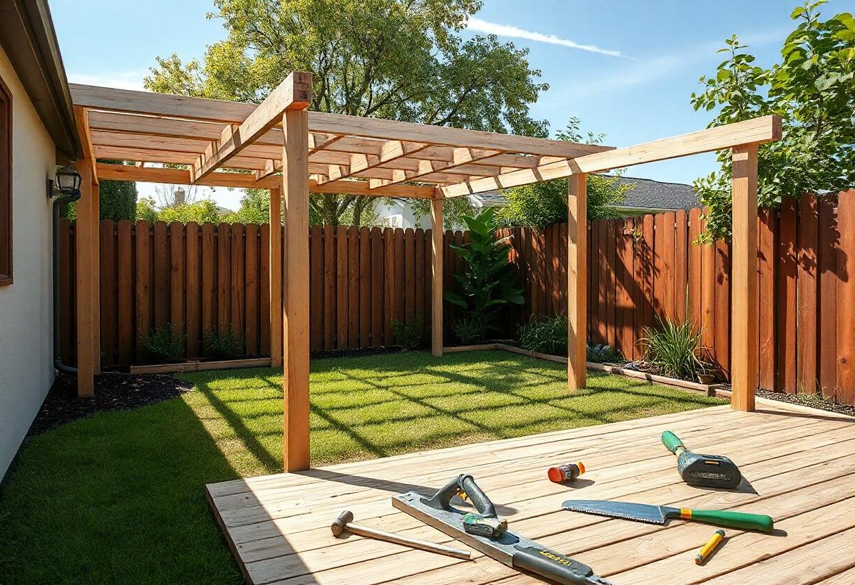 Construire une terrasse en bois : Tutoriel pas à pas pour un extérieur de rêve